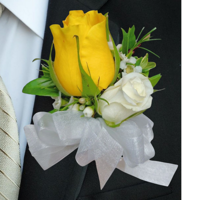 Yellow Classic Boutonniere