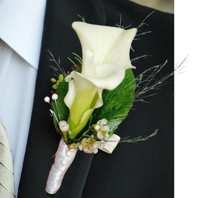Calla Lily Boutonniere