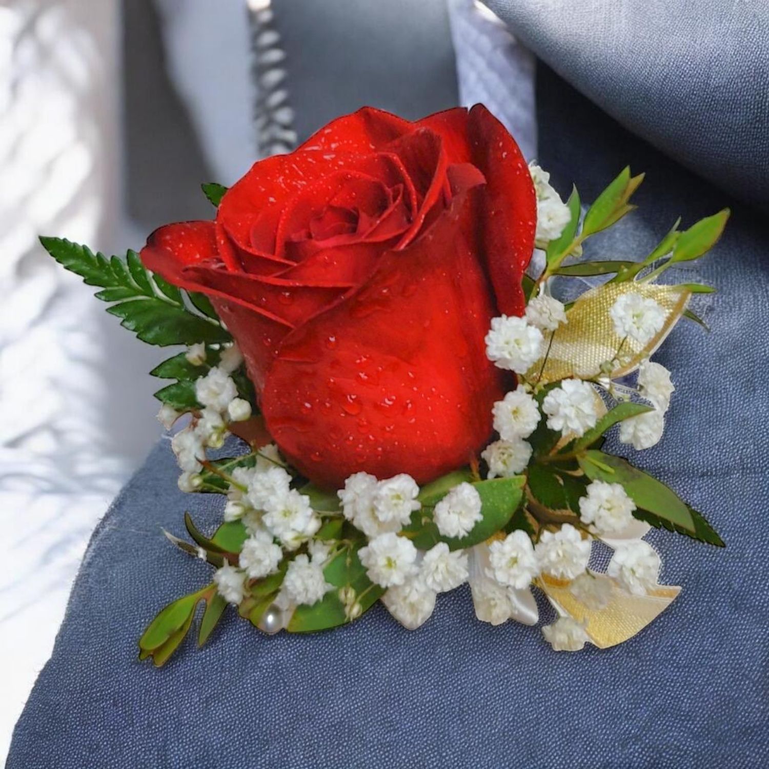 Golden Touch Boutonniere