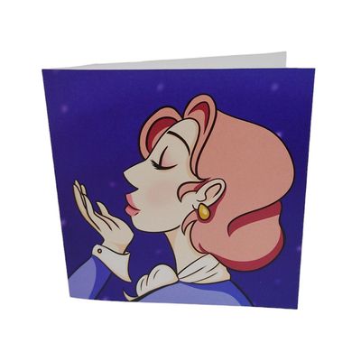 Blow A Kiss Greeting Card