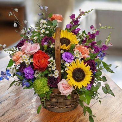 Mid Summer Flower Basket