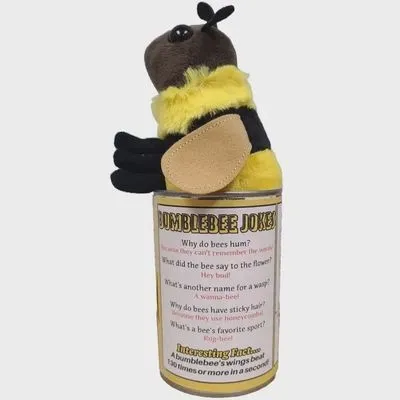 Queenie the Canned Bumblebee Plushie