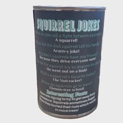 Canned Squirrel Stuffed Animal – Scrappy by Canned Gifts