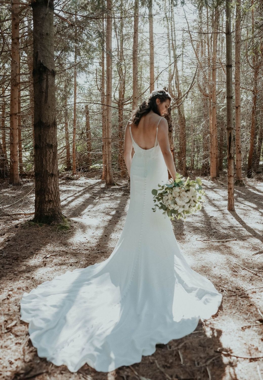 Leida's White Dream Wedding Bouquet