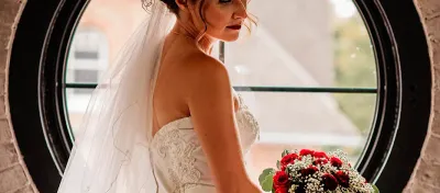 Classic Red Roses Victoria Wedding Bouquet