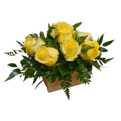 Lovely Roses Wood Box