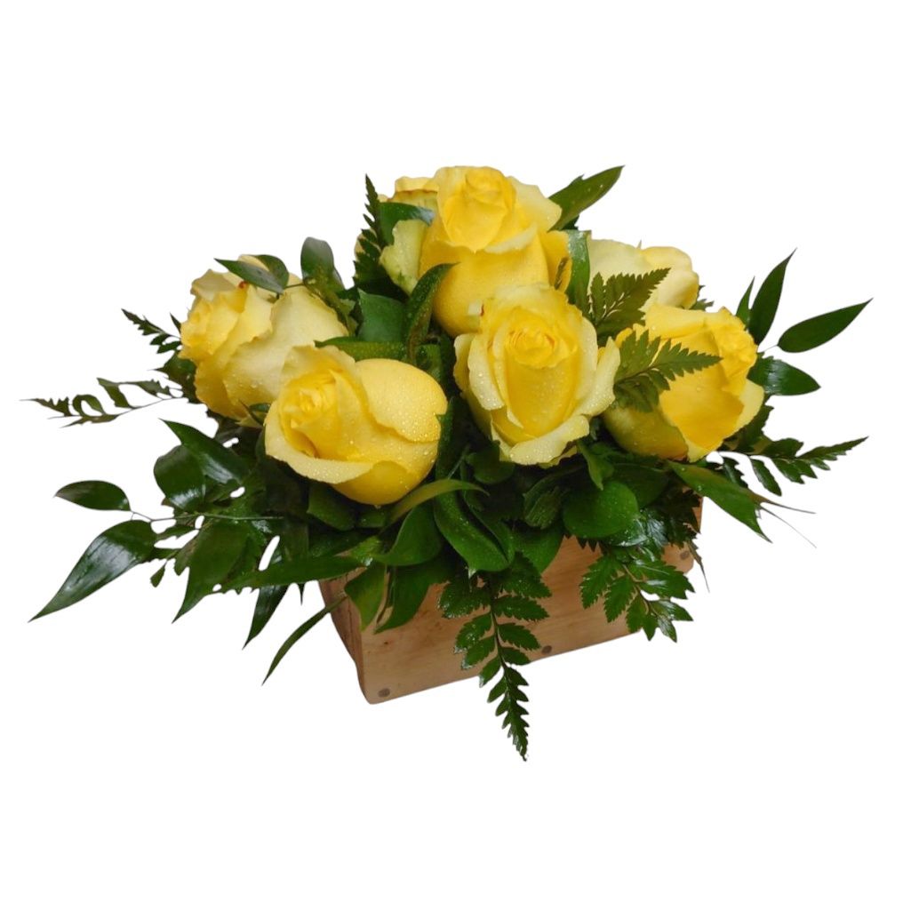 Lovely Roses Wood Box