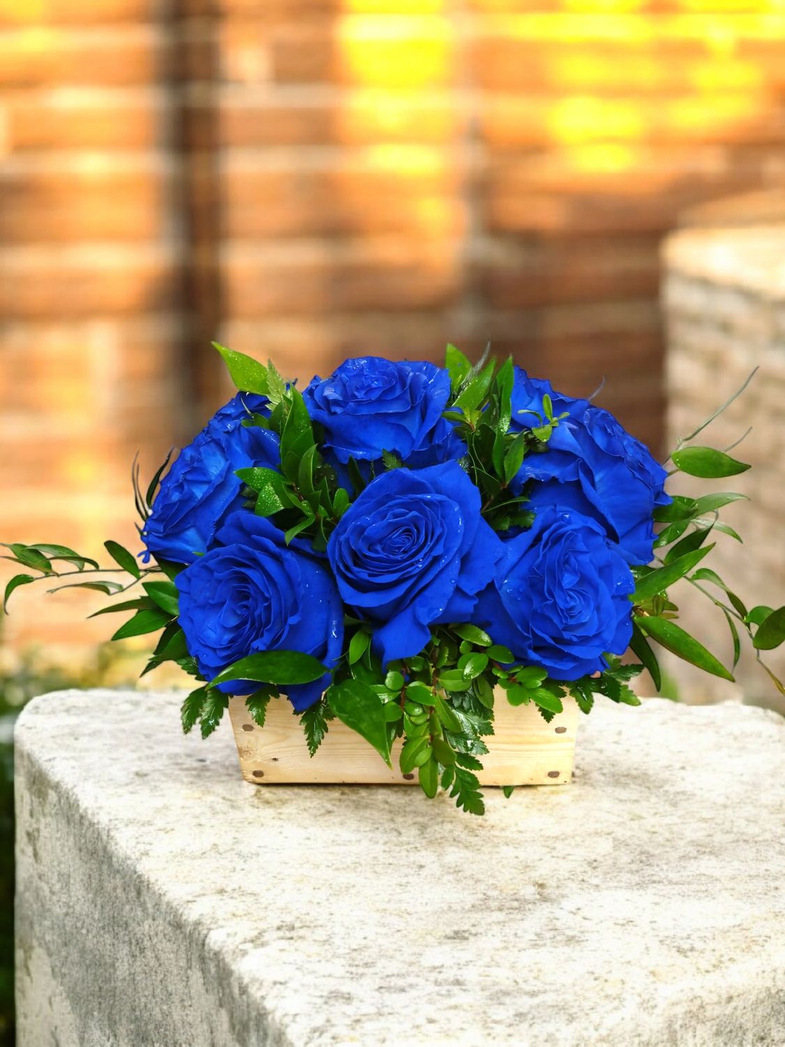 Lovely Roses Wood Box