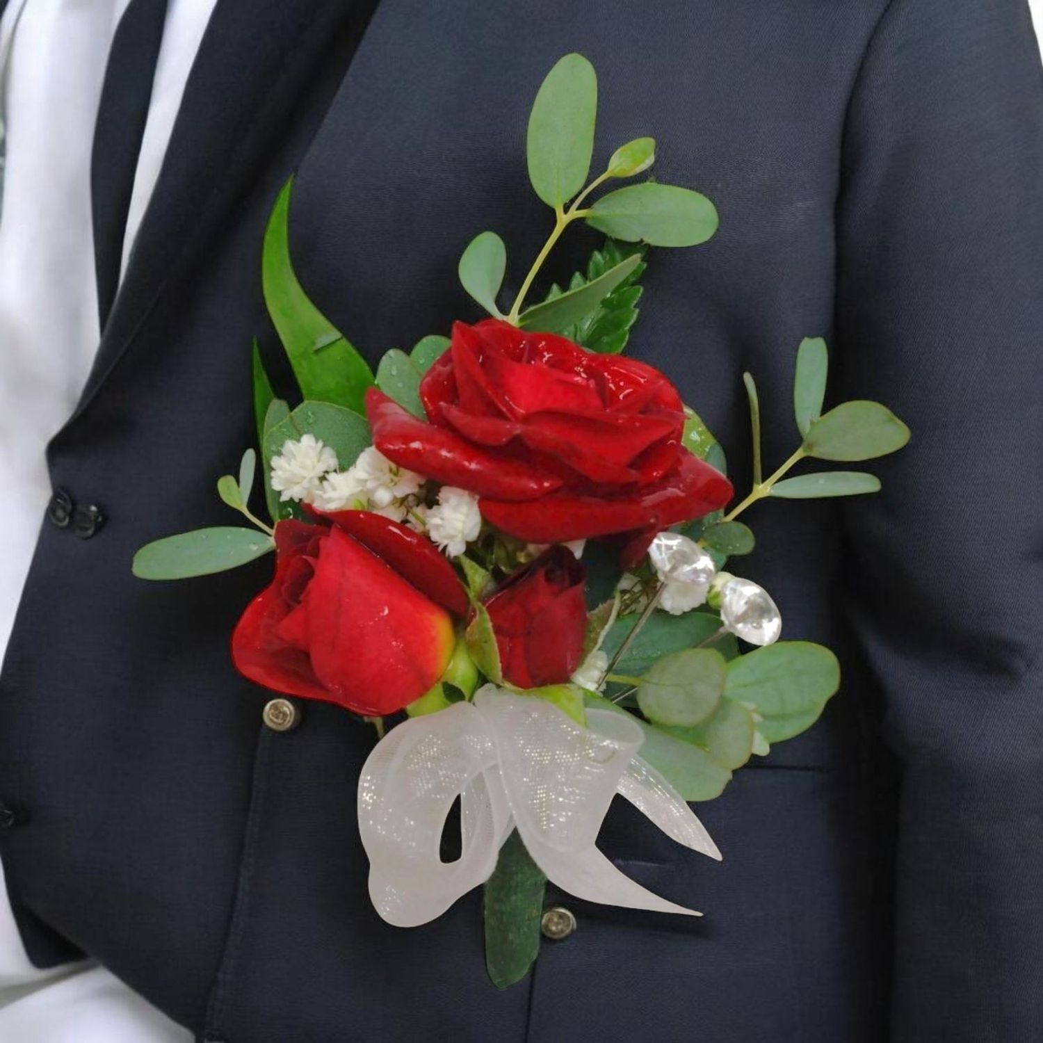 Red Velvet Boutonniere