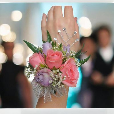 Princess Pink and Purple Corsage