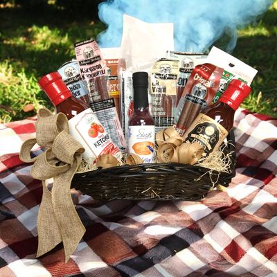 Smoking BBQ Meat Basket
