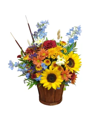 Cat Tail Flower Basket