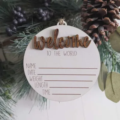 Welcome Baby Ornament