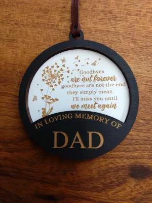 In Loving Memory of Dad Ornament