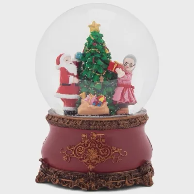Santa Musical Snow Globe