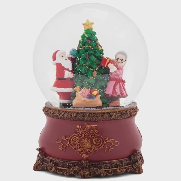 Santa Musical Snow Globe