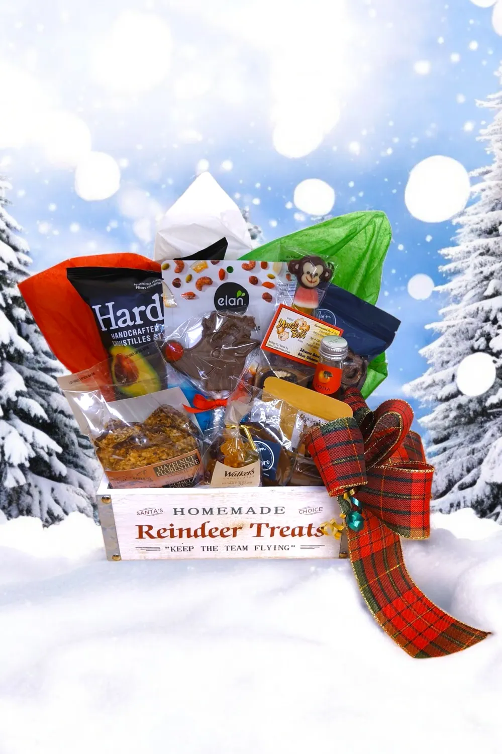 Reindeer Treats Gift Basket