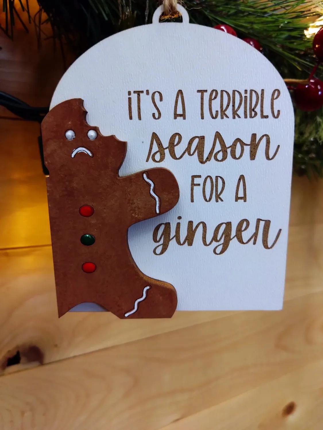 Gingerbread Man Ornament