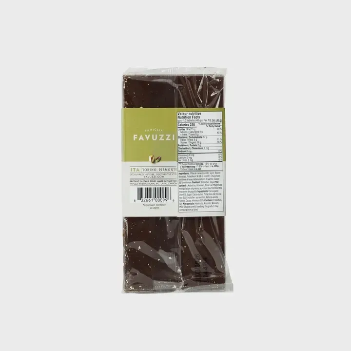 55% Cacao Pistachios Chocolate Bar