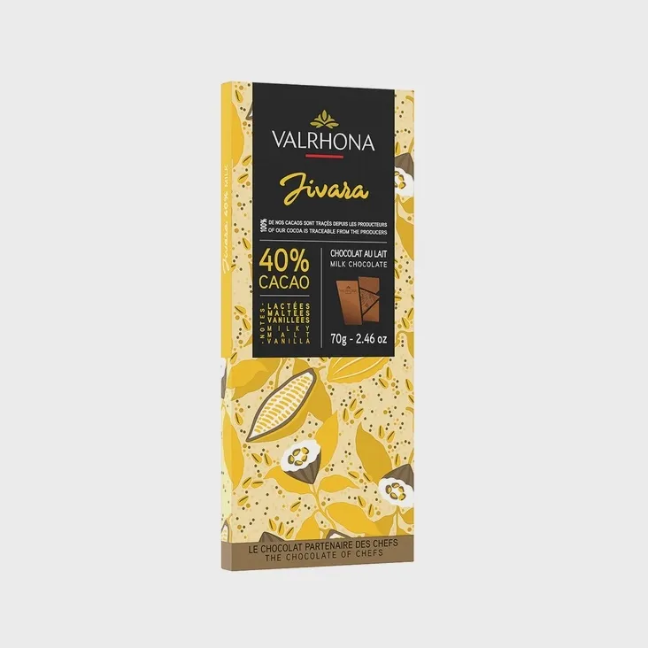 Valrhona Jivara 40% Milk Chocolate Bar