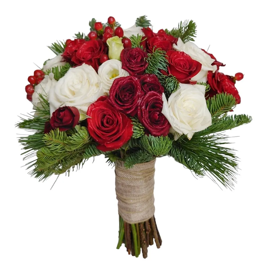 Very Merry Christmas Wedding Bouquet