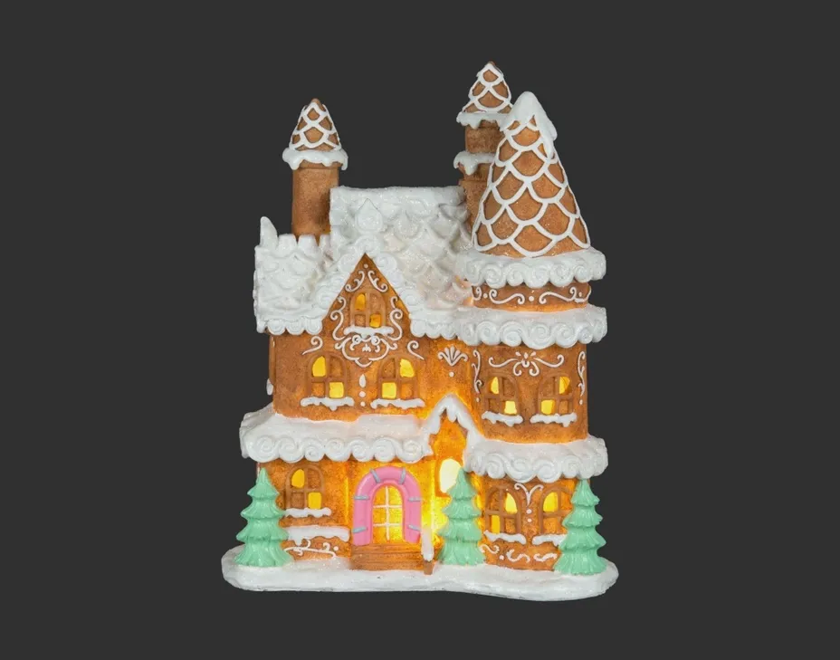 12.5" Gingerbread House