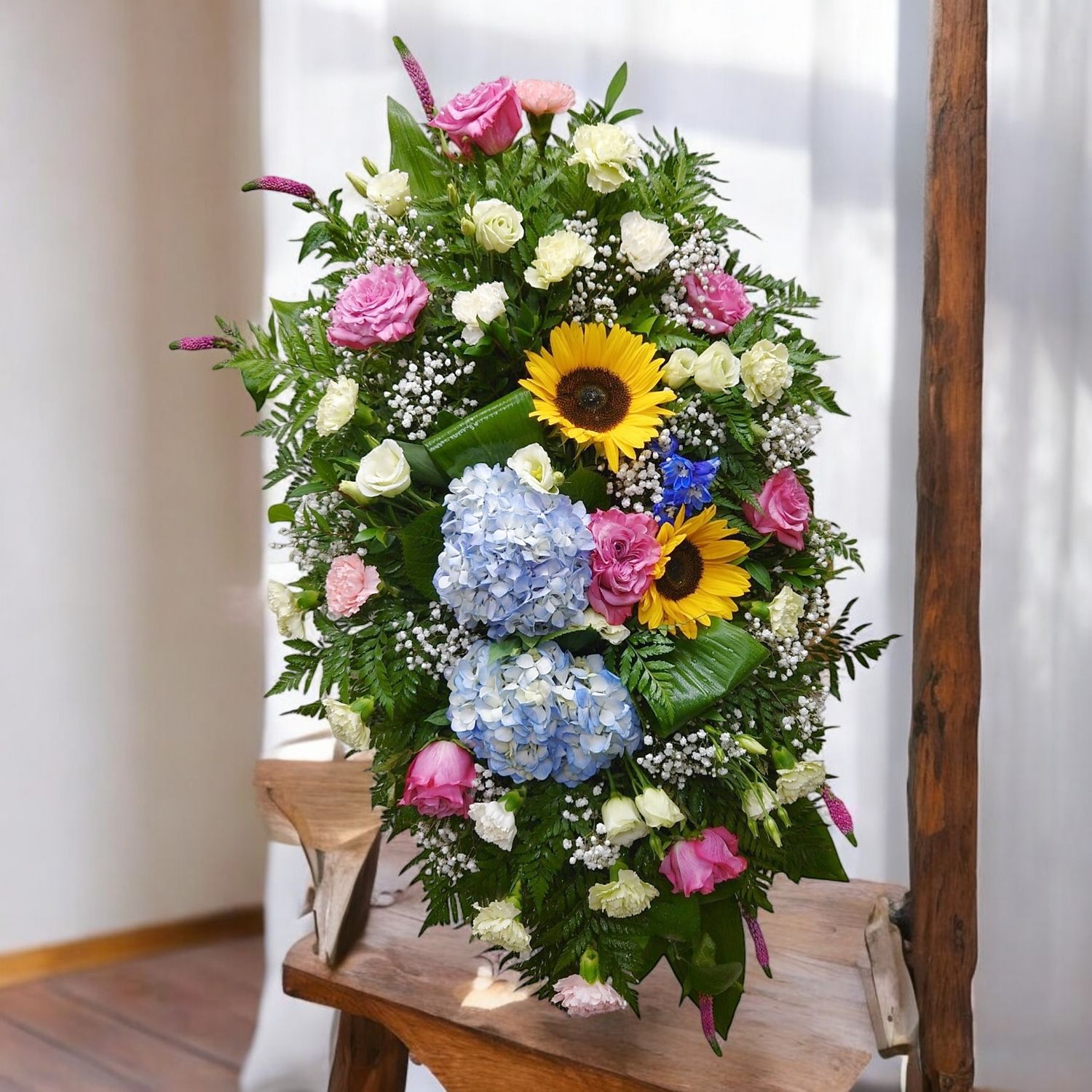 Beautiful Sunflowers Standing Spray