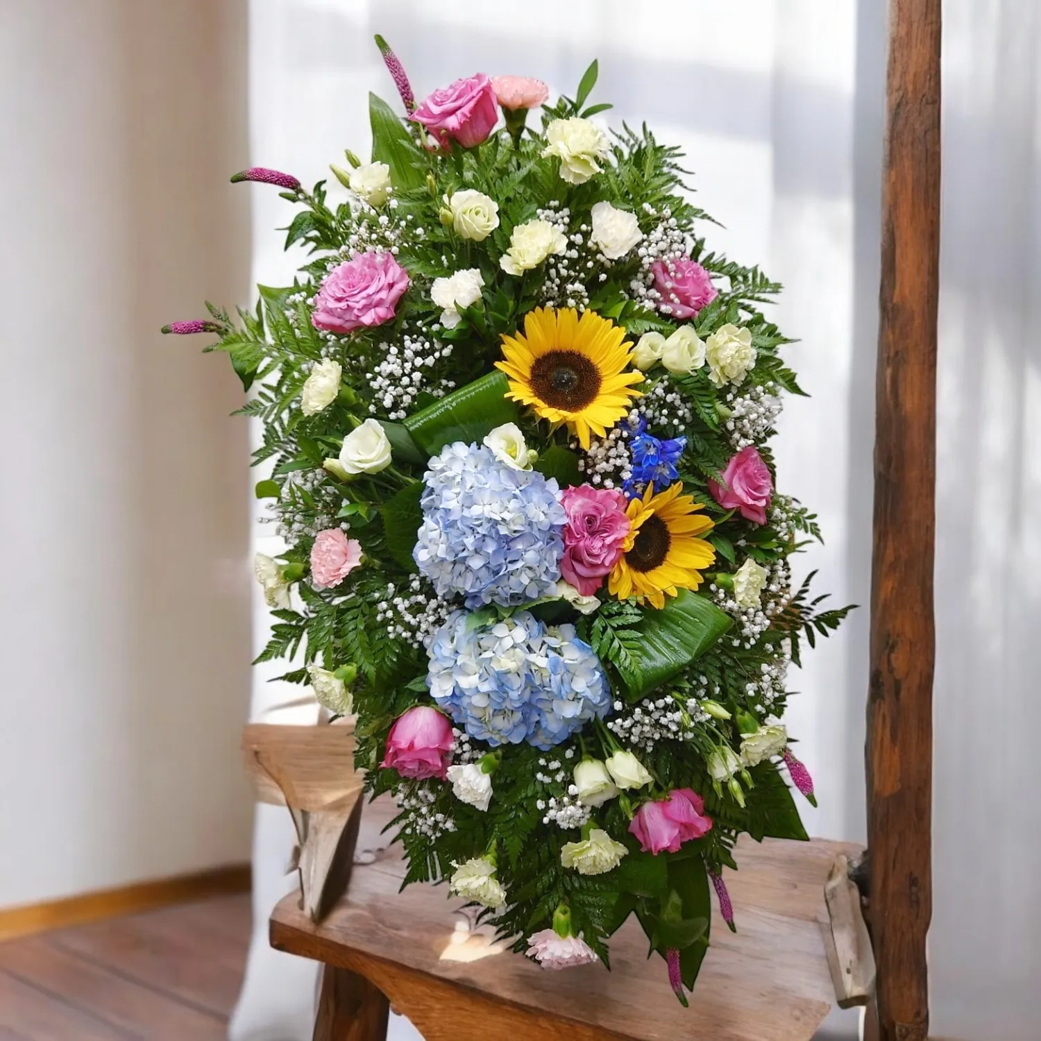 Beautiful Sunflowers Standing Spray