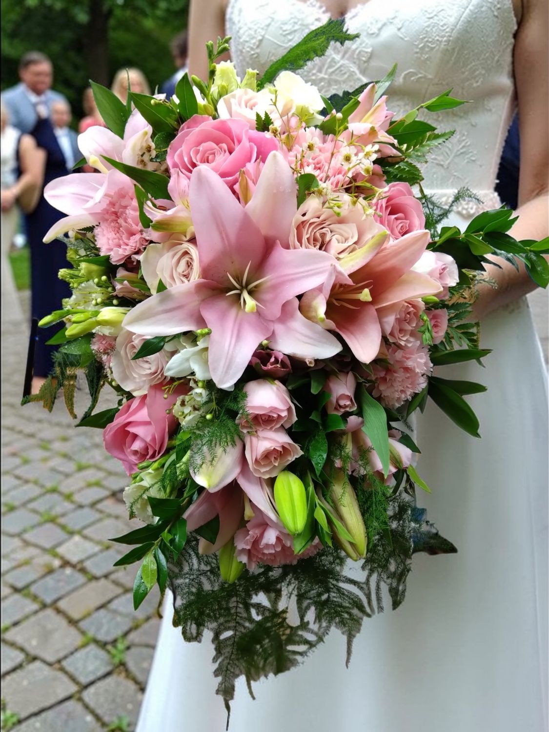 Cascade Pink Bridal Bouquet