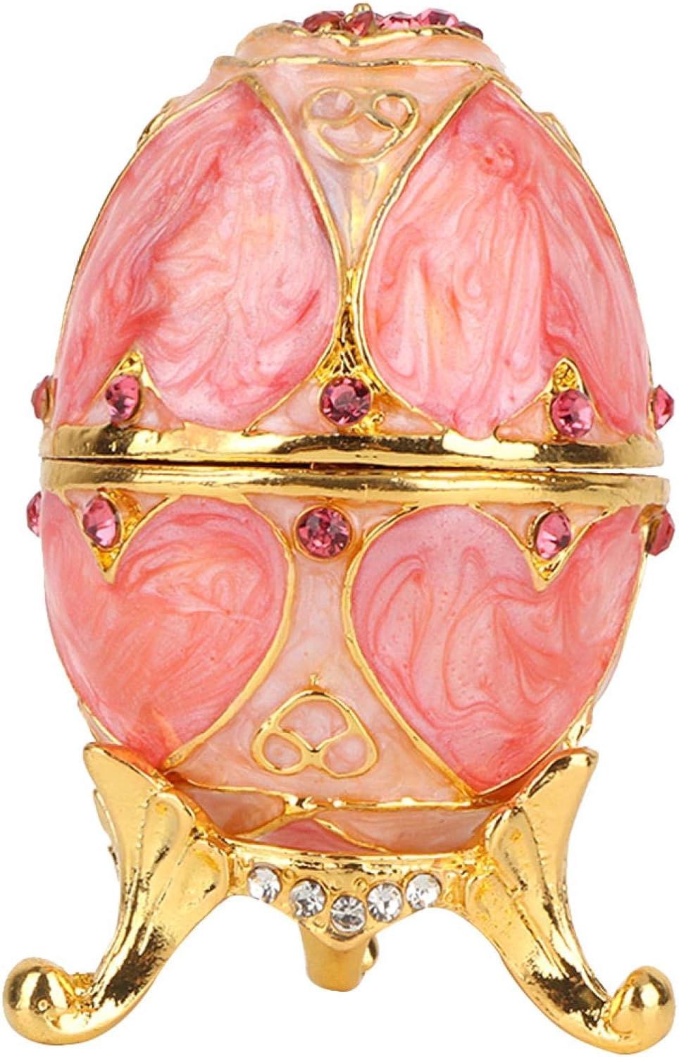 Pink Diamond Fabergé Egg Jewelry Box