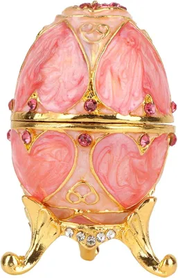 Pink Diamond Fabergé Egg Jewelry Box