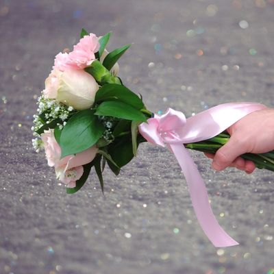 Light Pink Clutch Bouquet
