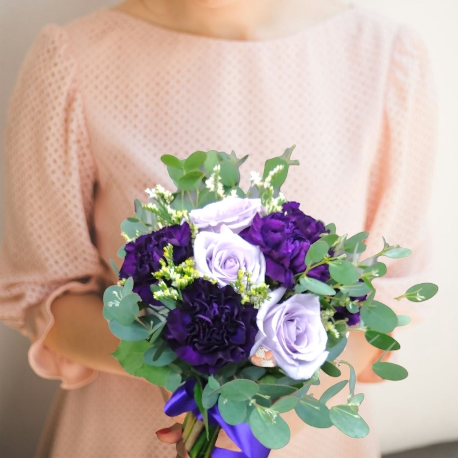 Purple Clutch Bouquet