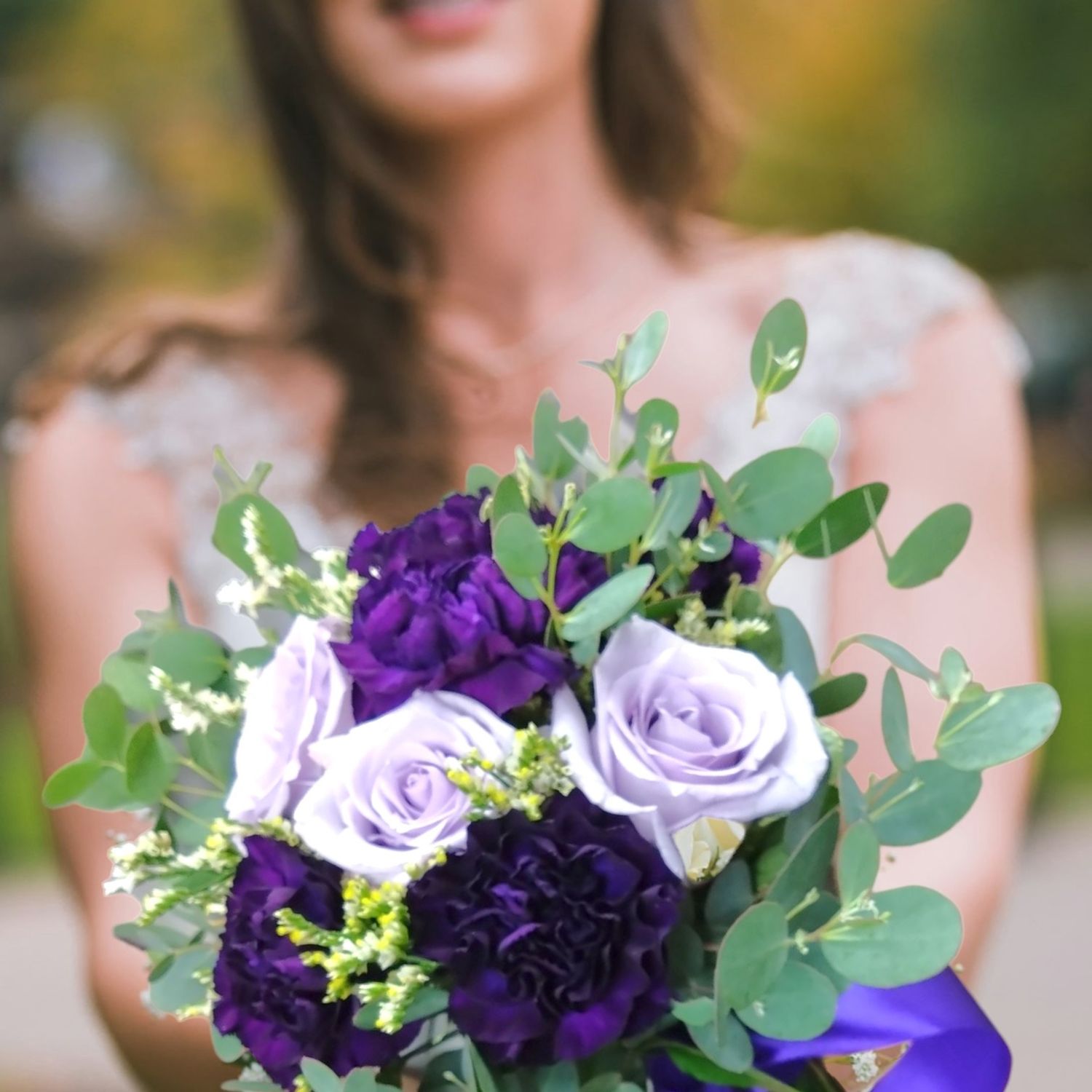 Purple Clutch Bouquet