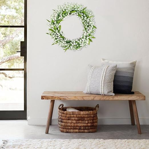 Lily of the Valley Wreath 16"