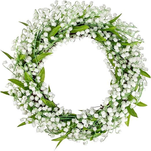 Lily of the Valley Wreath 16"