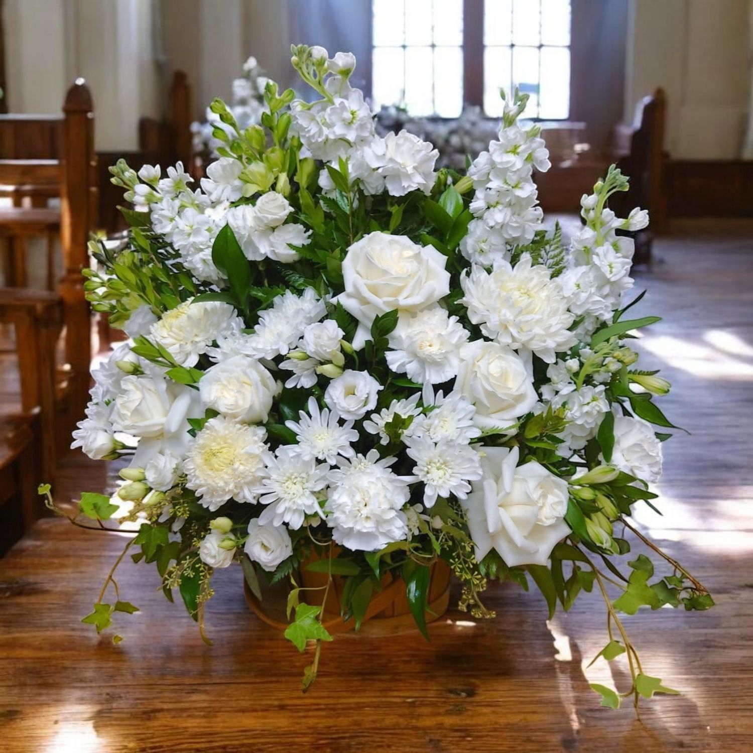 Ivy Flower Basket