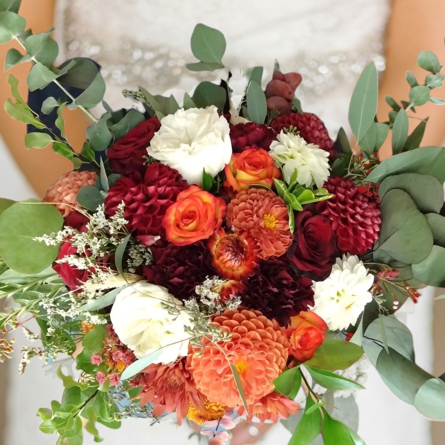 Brooke's Fall Wedding Bridal Bouquet