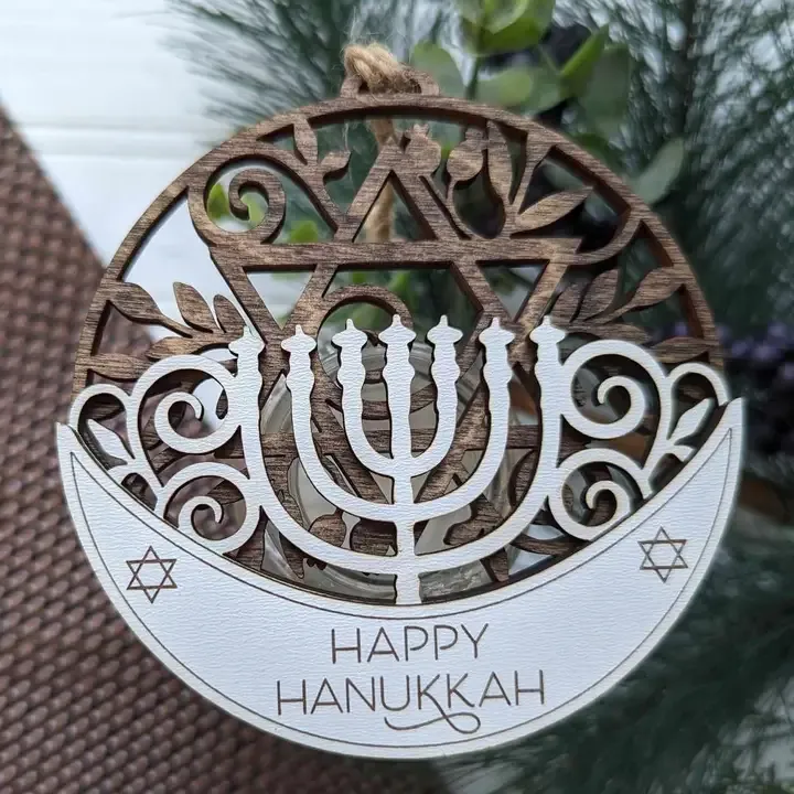 Happy Hanukkah Ornament