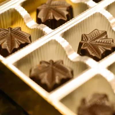 Maple Butter Stuffed Chocolates