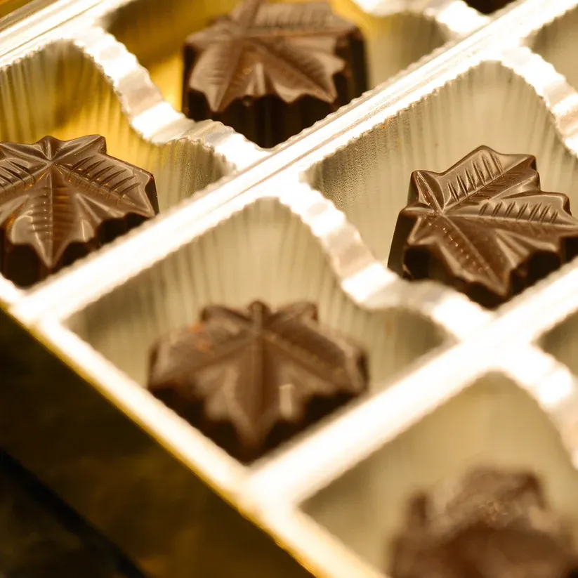 Maple Butter Stuffed Chocolates