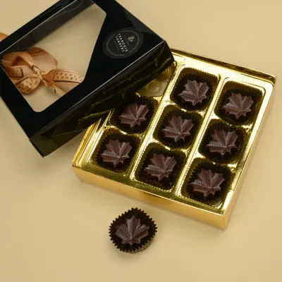 Coffee Maple Butter Stuffed Chocolates