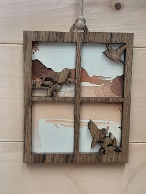 Birds at the Window Ornament