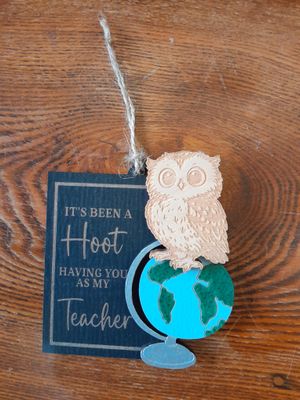 Owl Teacher Ornament