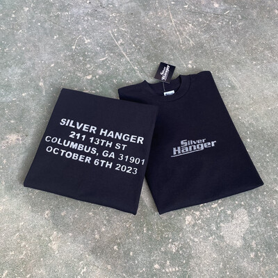 Silver Hanger Grand Opening Tee Size Large