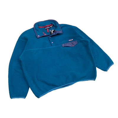 90s Patagonia Snap Fleece Teal