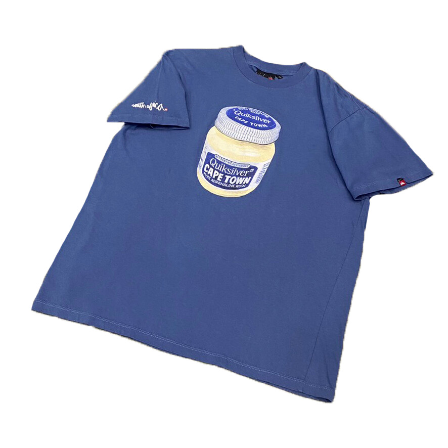 Early 00&#39;s Quiksilver Mayo &quot;Pure Adrenaline&quot; Spoof T-shirt