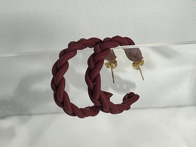 Braided Merlot Hoop MD 1 1/2 inch