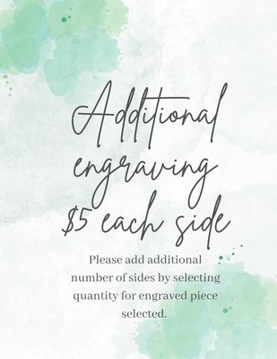 Additional engraving add on