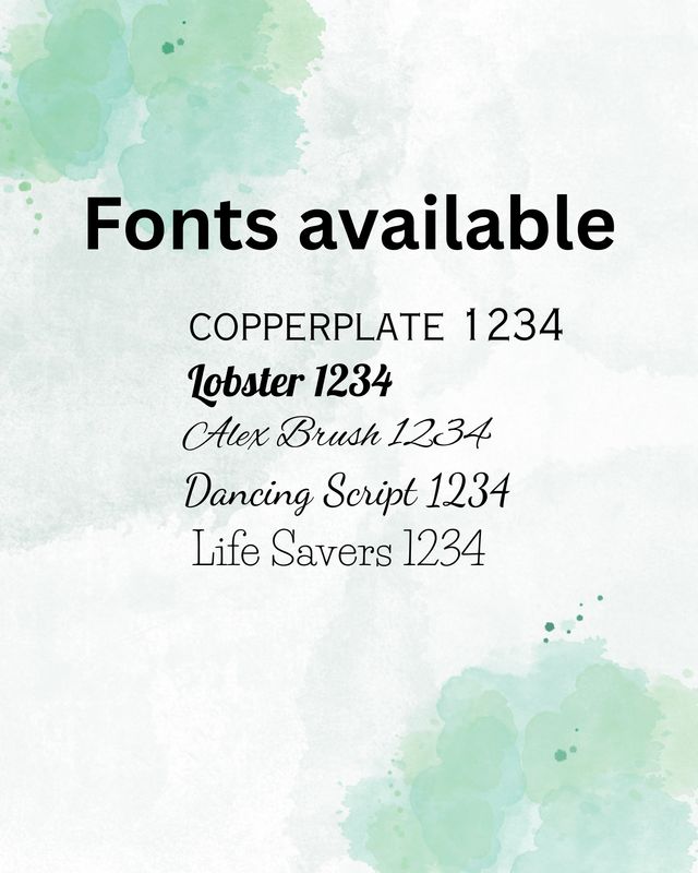 Fonts for Engraving